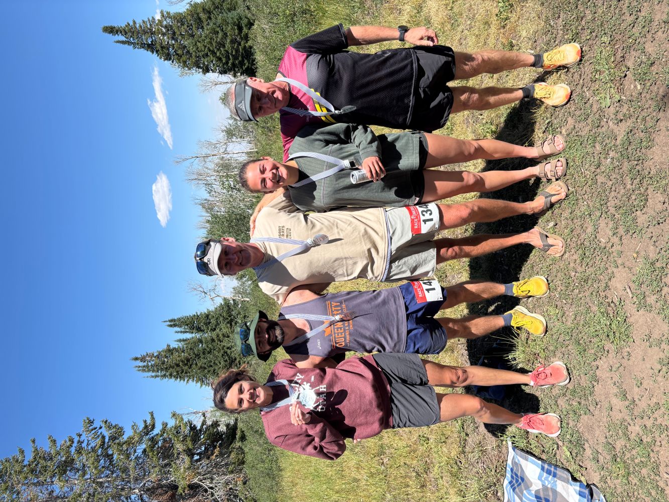 Turkey Flats podium