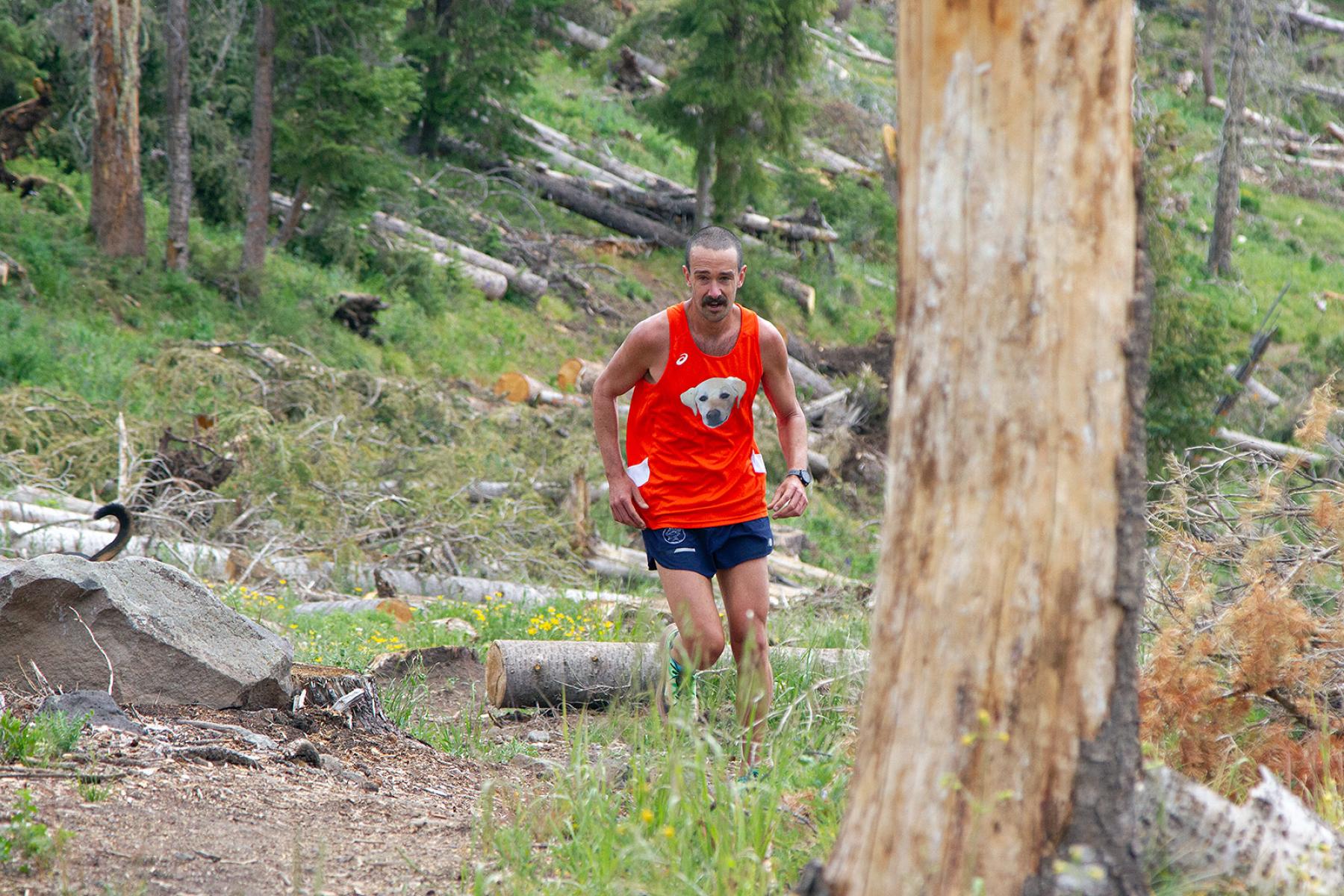 Ryan Sullivan, the overall winner of Crag Crest 2020 Trail Race