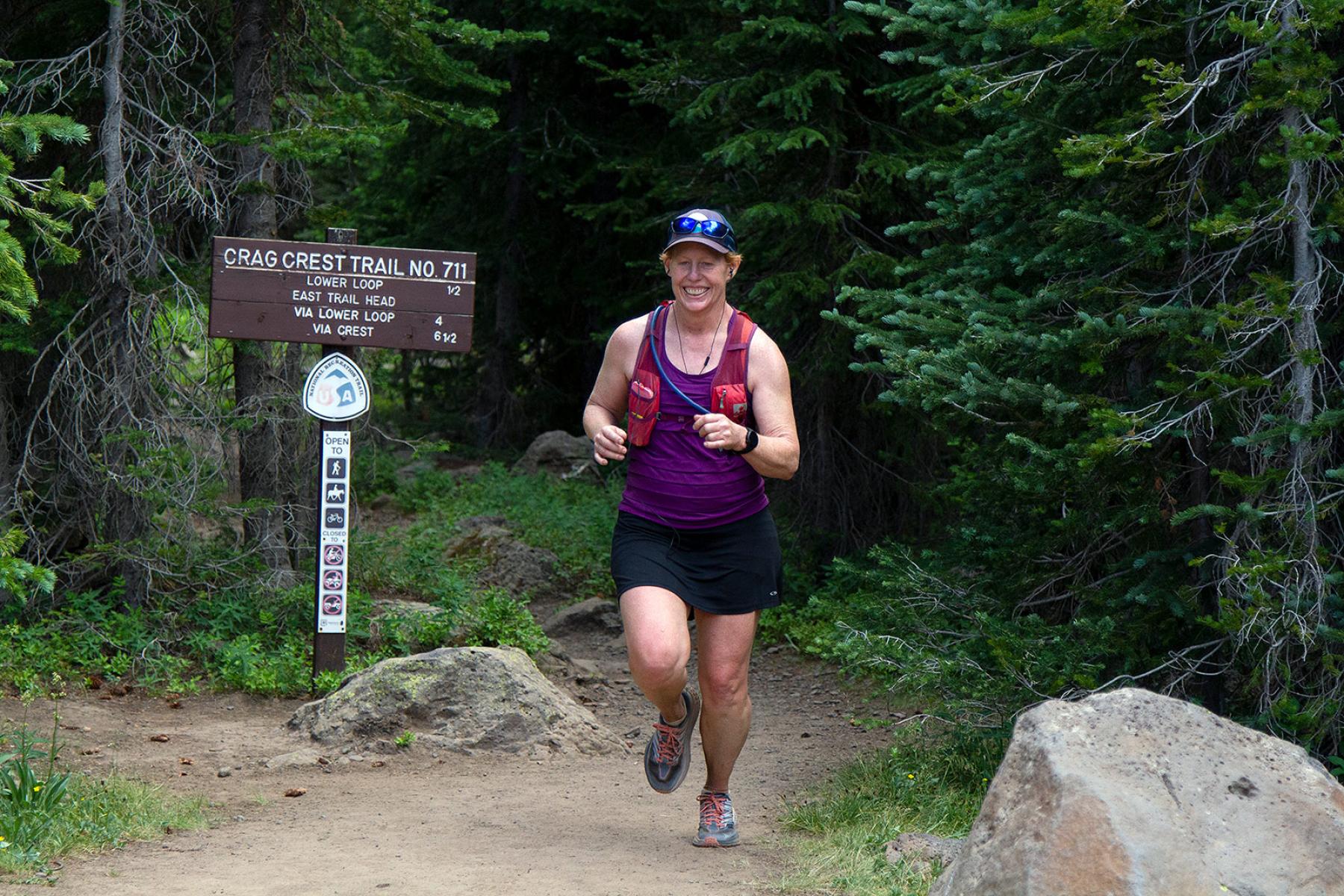 Penny Vercilline, Crag Crest 2020 Trail Race