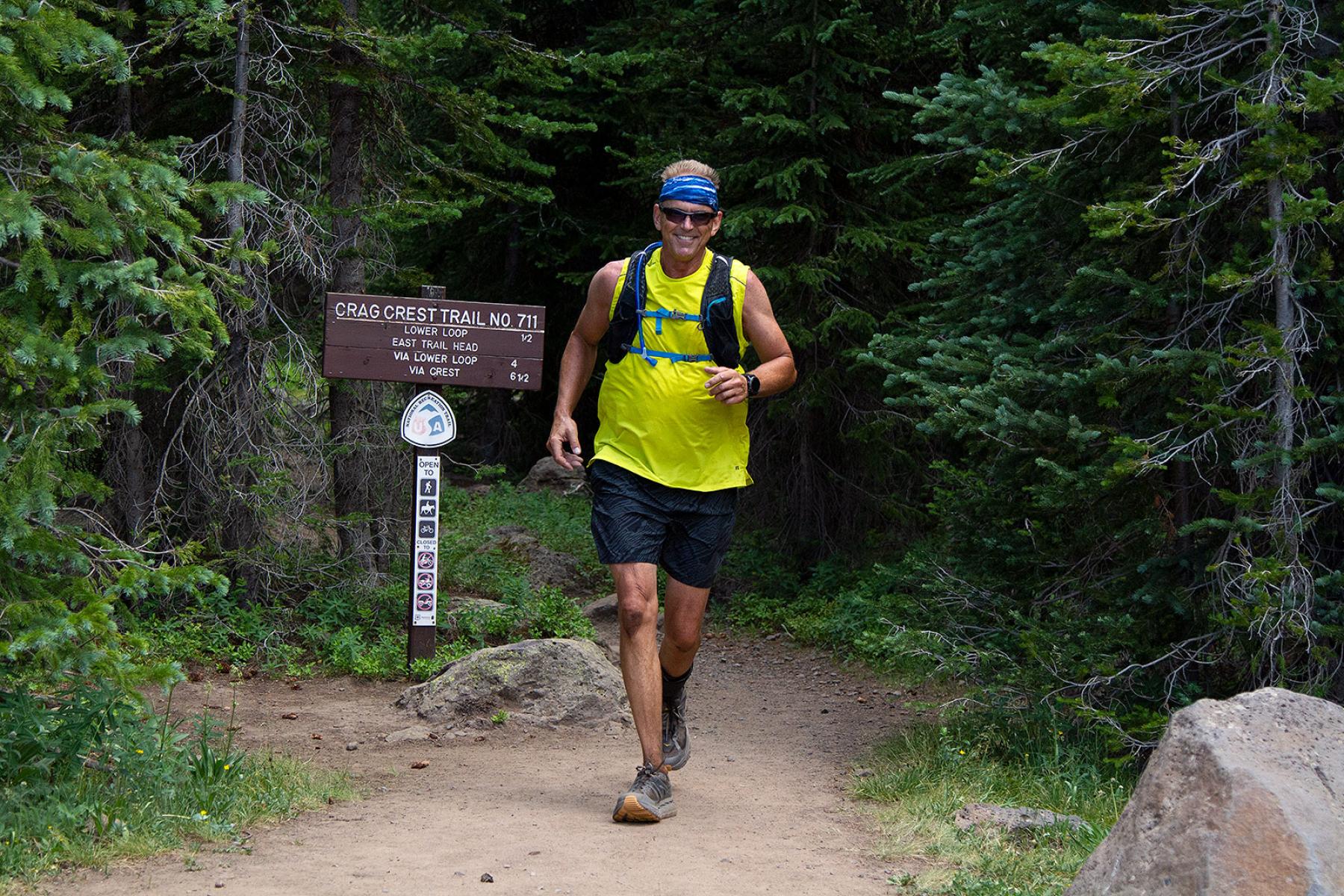 Ray Jensen, Crag Crest 2020 Trail Race