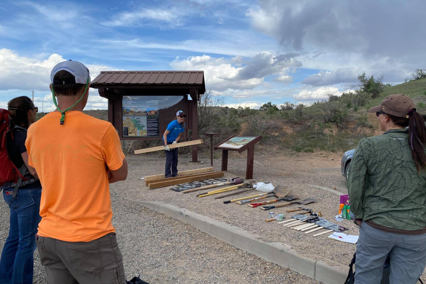 Flume Canyon and Pollock Bench Trail Work - May 2021