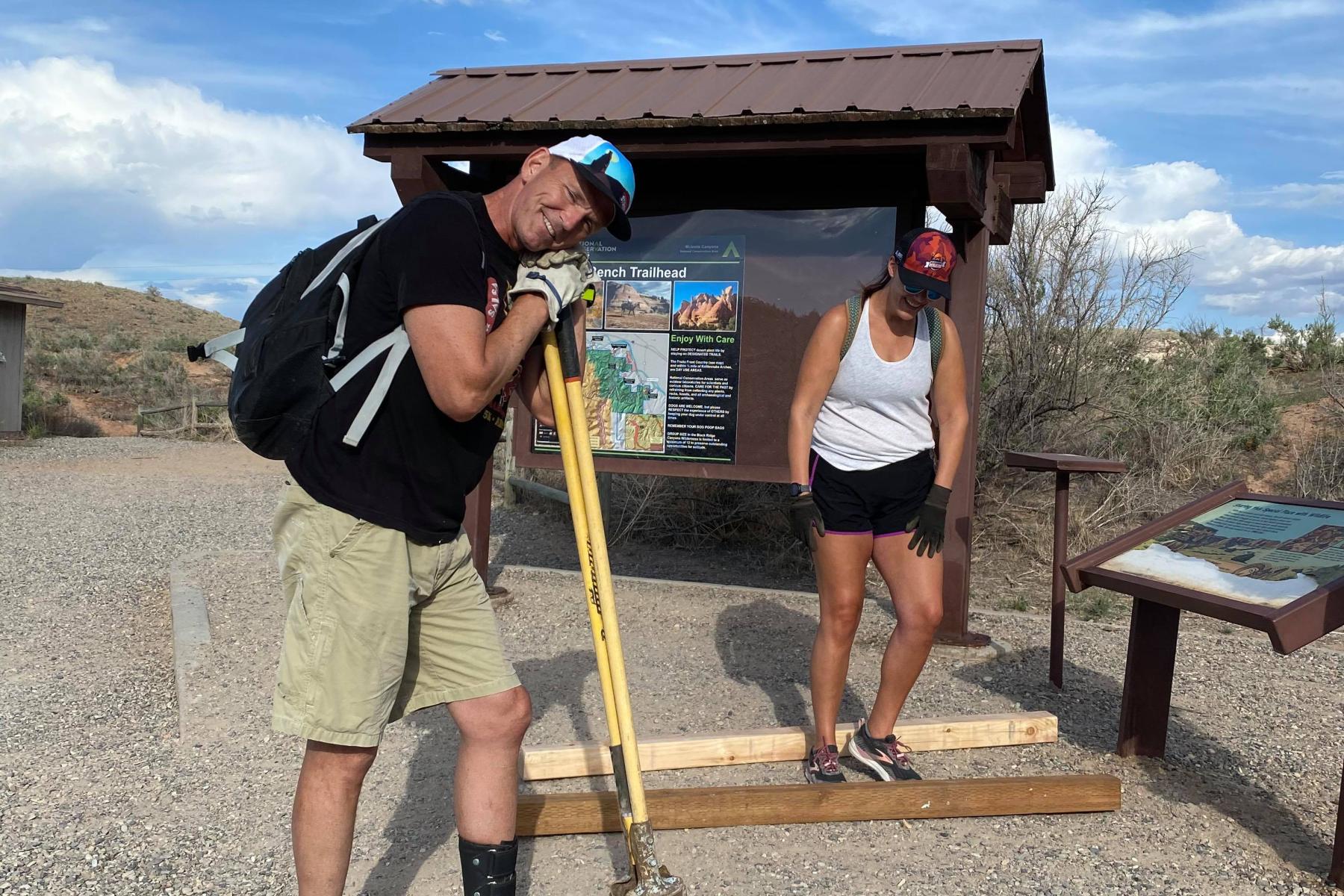 Flume Canyon and Pollock Bench Trail Work - May 2021