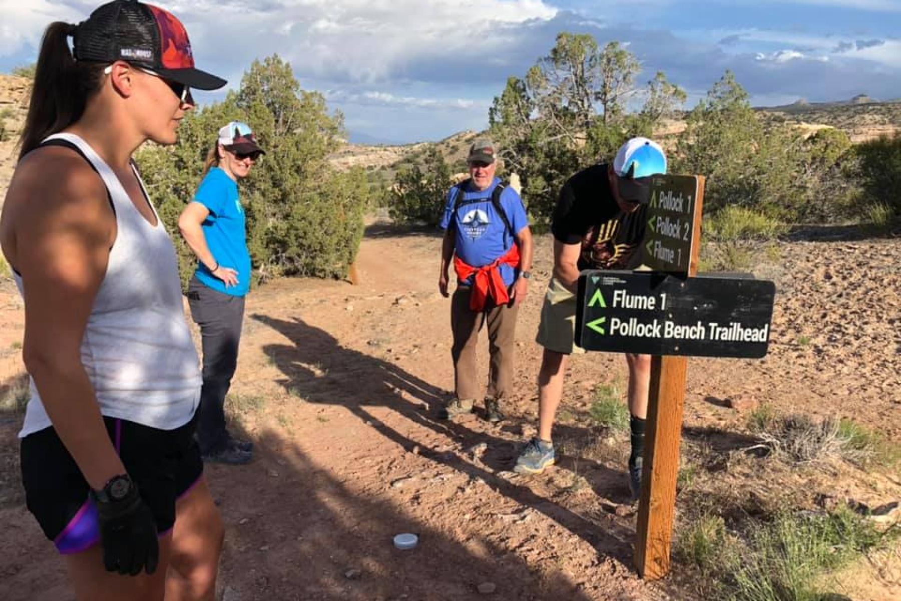 Flume Canyon and Pollock Bench Trail Work - May 2021