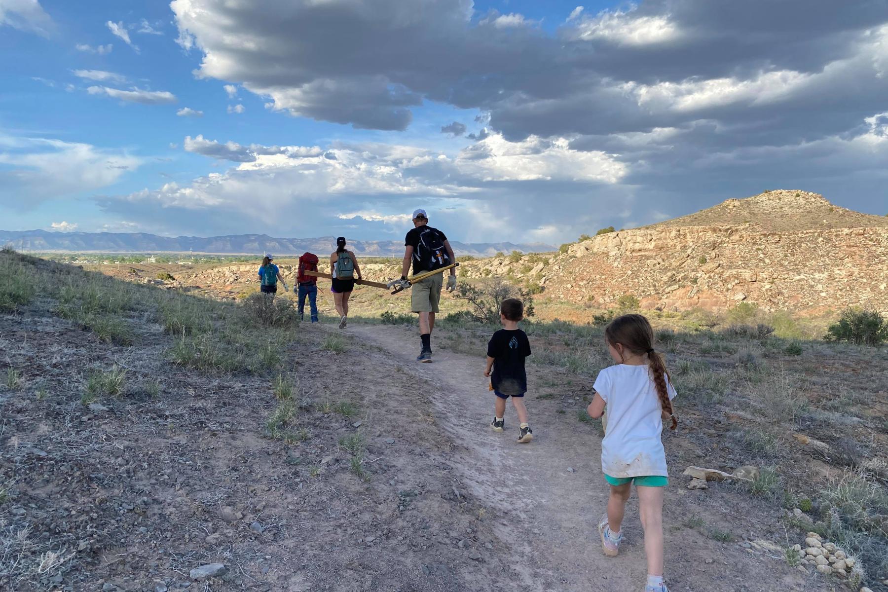 Flume Canyon and Pollock Bench Trail Work - May 2021