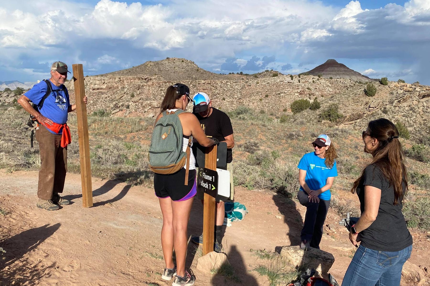 Flume Canyon and Pollock Bench Trail Work - May 2021