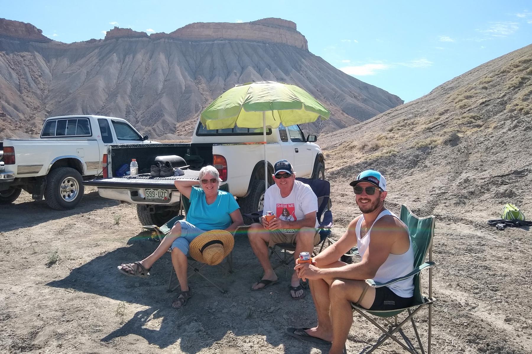 Finish line festivities