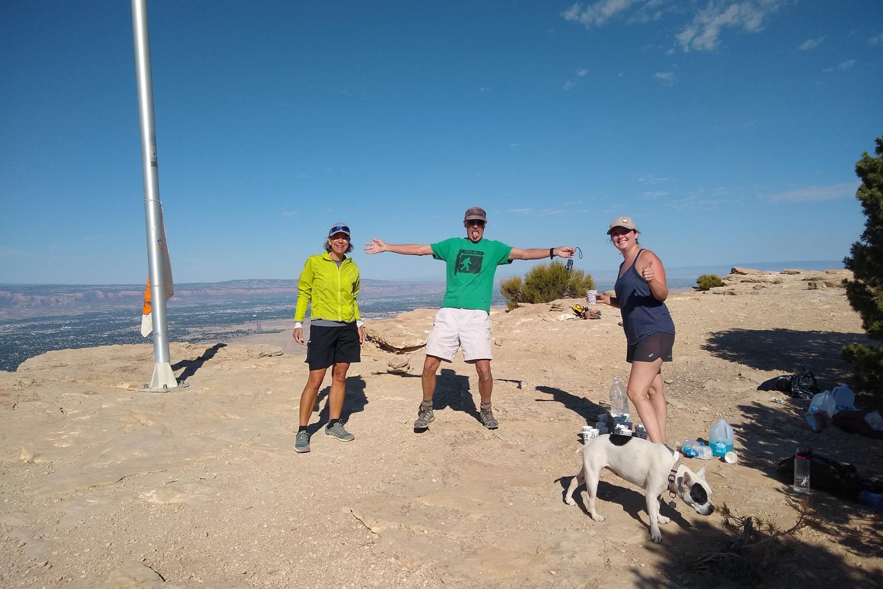 Dee, Jay and Jesse - Aid station extraordinaire! 