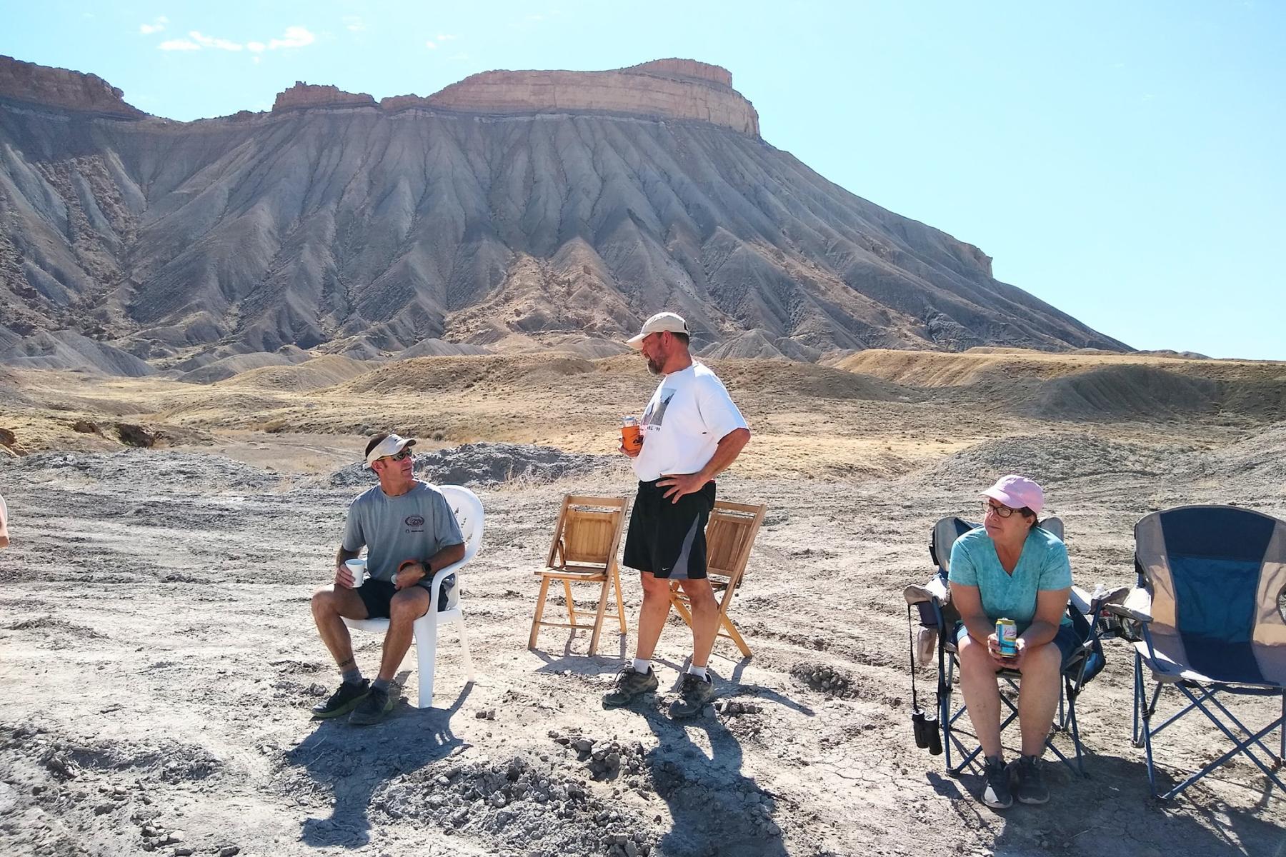 Finish line festivities