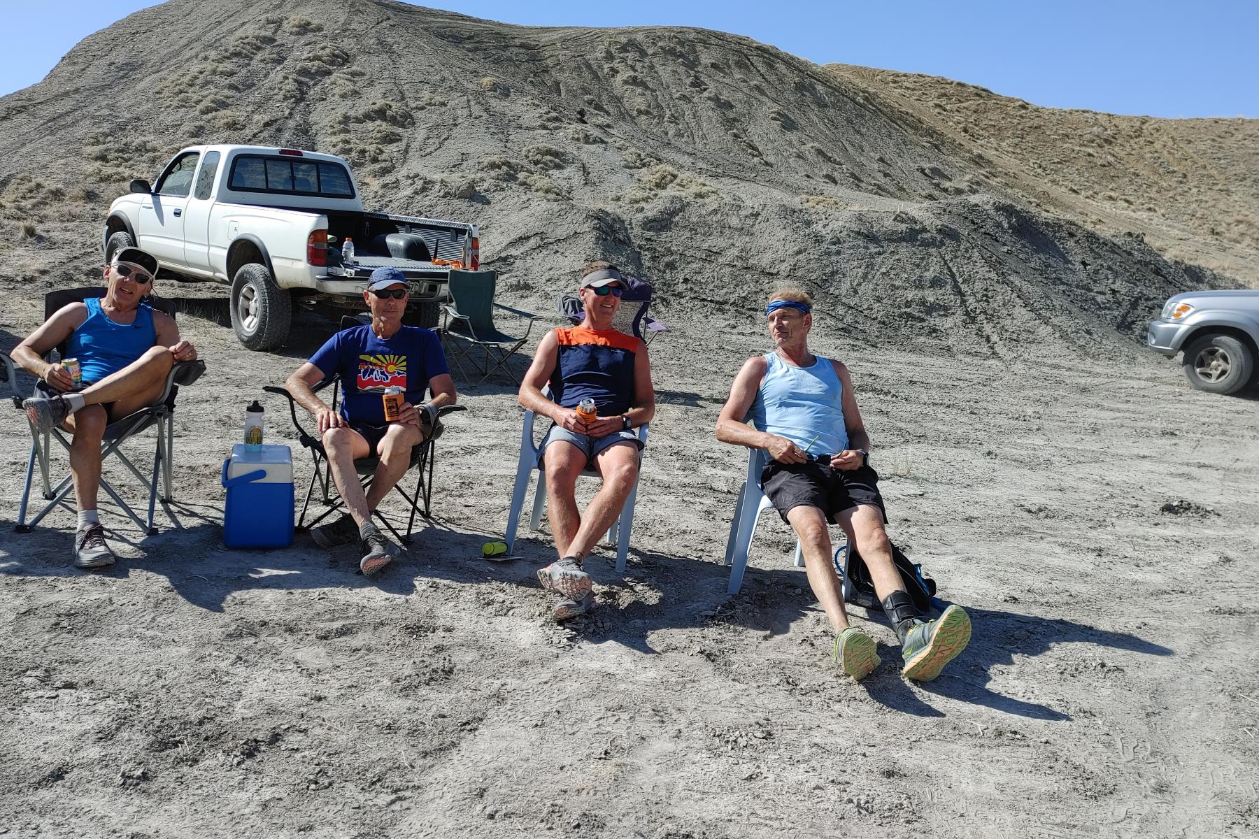 Finish line festivities