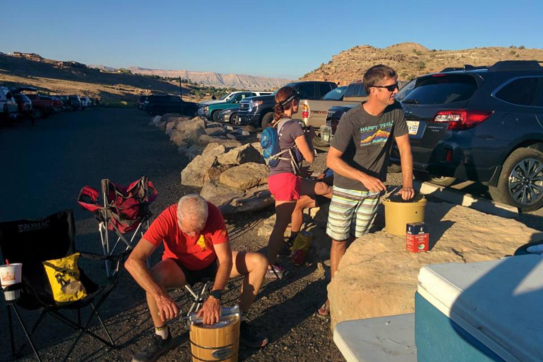 2016 peach ice cream night