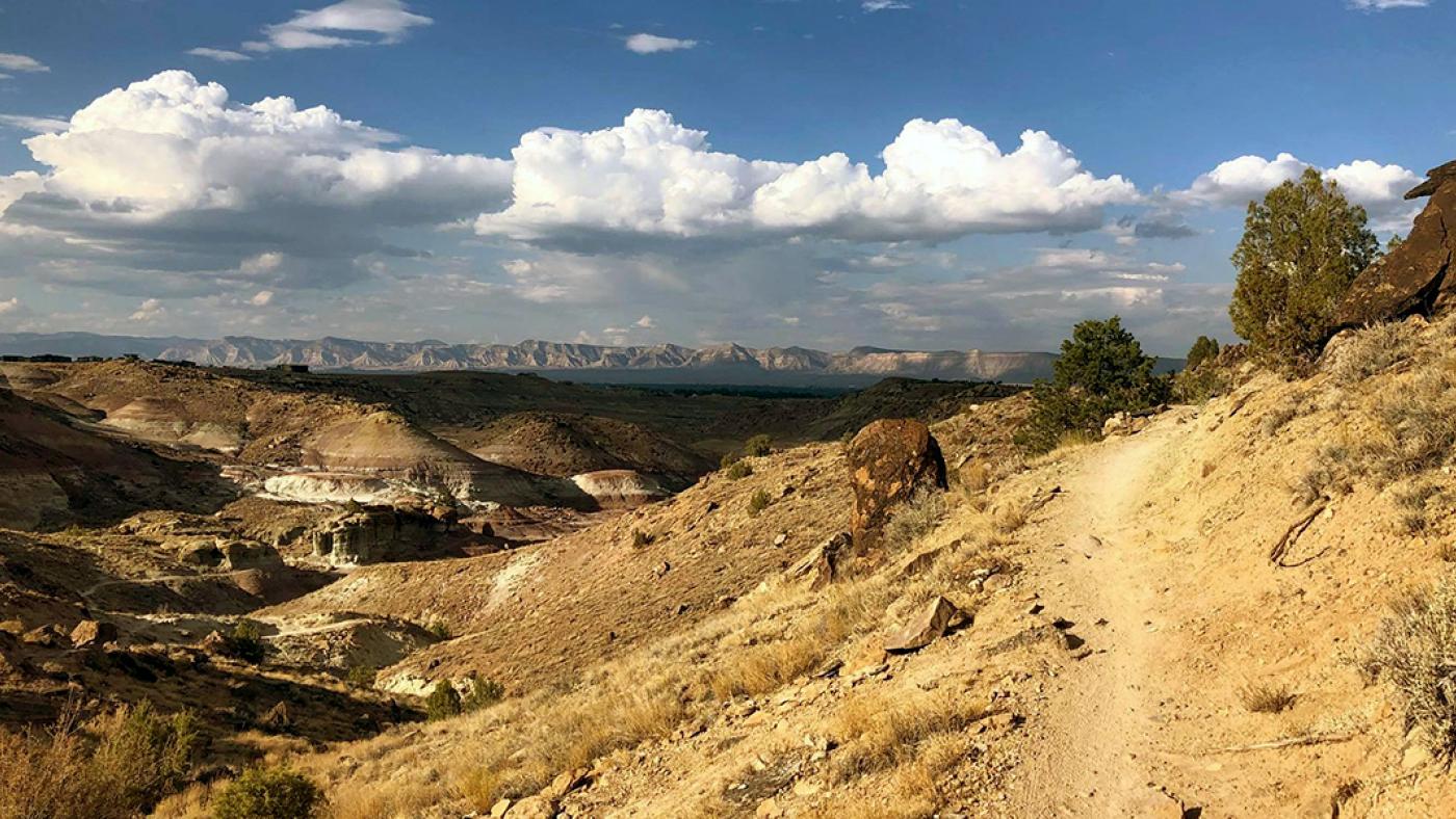 Mesa Monument Striders organizes runs on beautiful trails of the western Colorado's desert.